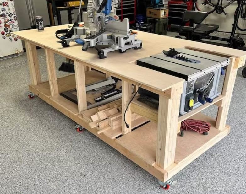 Rolling workbench
